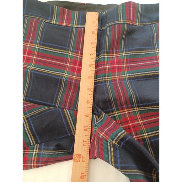 Talbots NWT plaid Hampshire ankle pants 10P woolblend trousers party holiday - Picture 9 of 10
